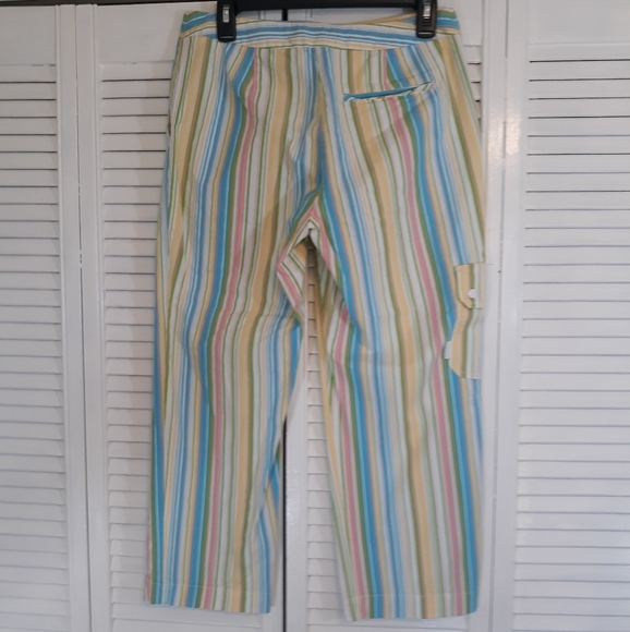 Vtg St Aumont striped Golf capri pants sz 6 *T - Picture 5 of 5